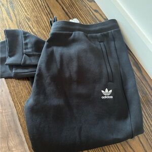 Men’s ADIDAS Black Sweatpants Track Pants New with Tags XXL Tapered Fit